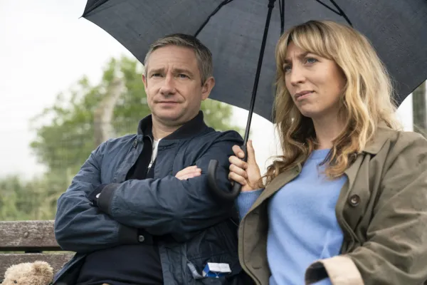 Martin Freeman e Daisy Haggard em Criadores