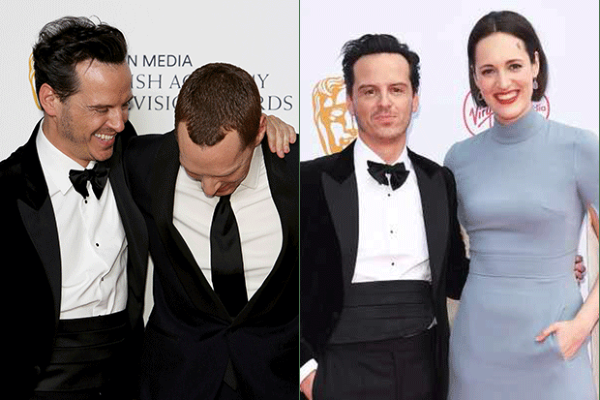 Andrew Scott, Benedict Cumberbatch i Phoebe Waller-Bridge, Getty