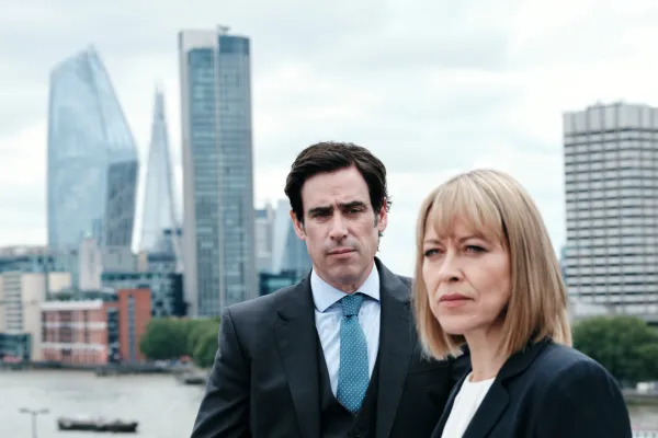 Nicola Walker e Stephen Mangan na terceira temporada de The Split