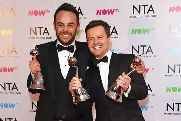 Ant e Dec no NTA Awards, Getty, SL