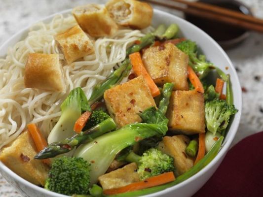 ramen végétalien au tofu