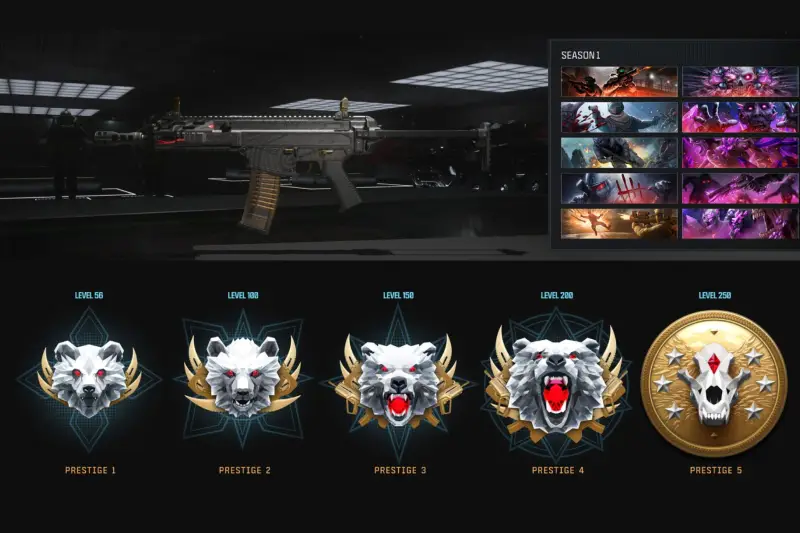 Наградите в системата CoD MW3 Prestige от Сезон 1