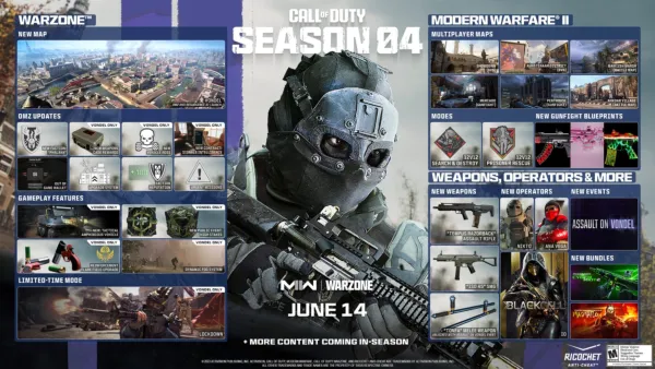 Une capture d'écran du menu principal de Call of Duty