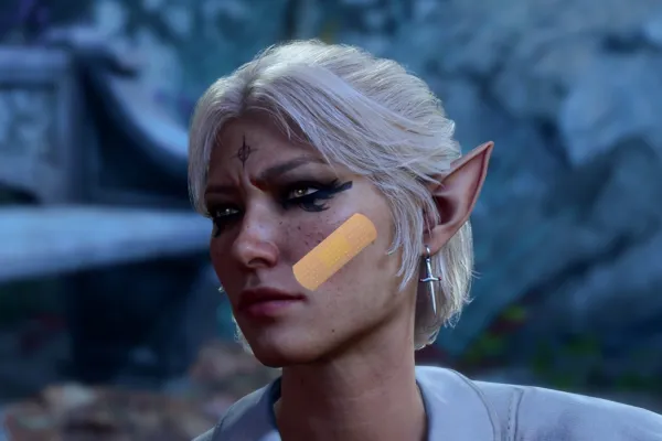 Um personagem em Baldur