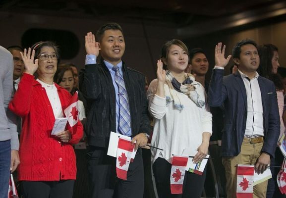 Ceremonia de ciudadanía canadiense