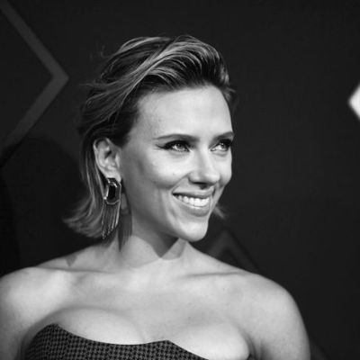 Scarlett Johansson, Female Movie Star de 2018, pose dans la salle de presse lors du People