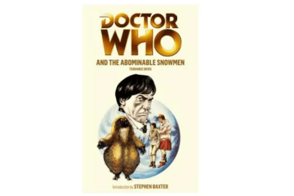 Livro Dr Who e os abomináveis ​​bonecos de neve