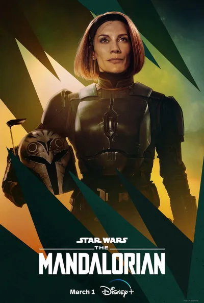 Katee Sackhoff como Bo-Katan Kryze em O Mandaloriano.